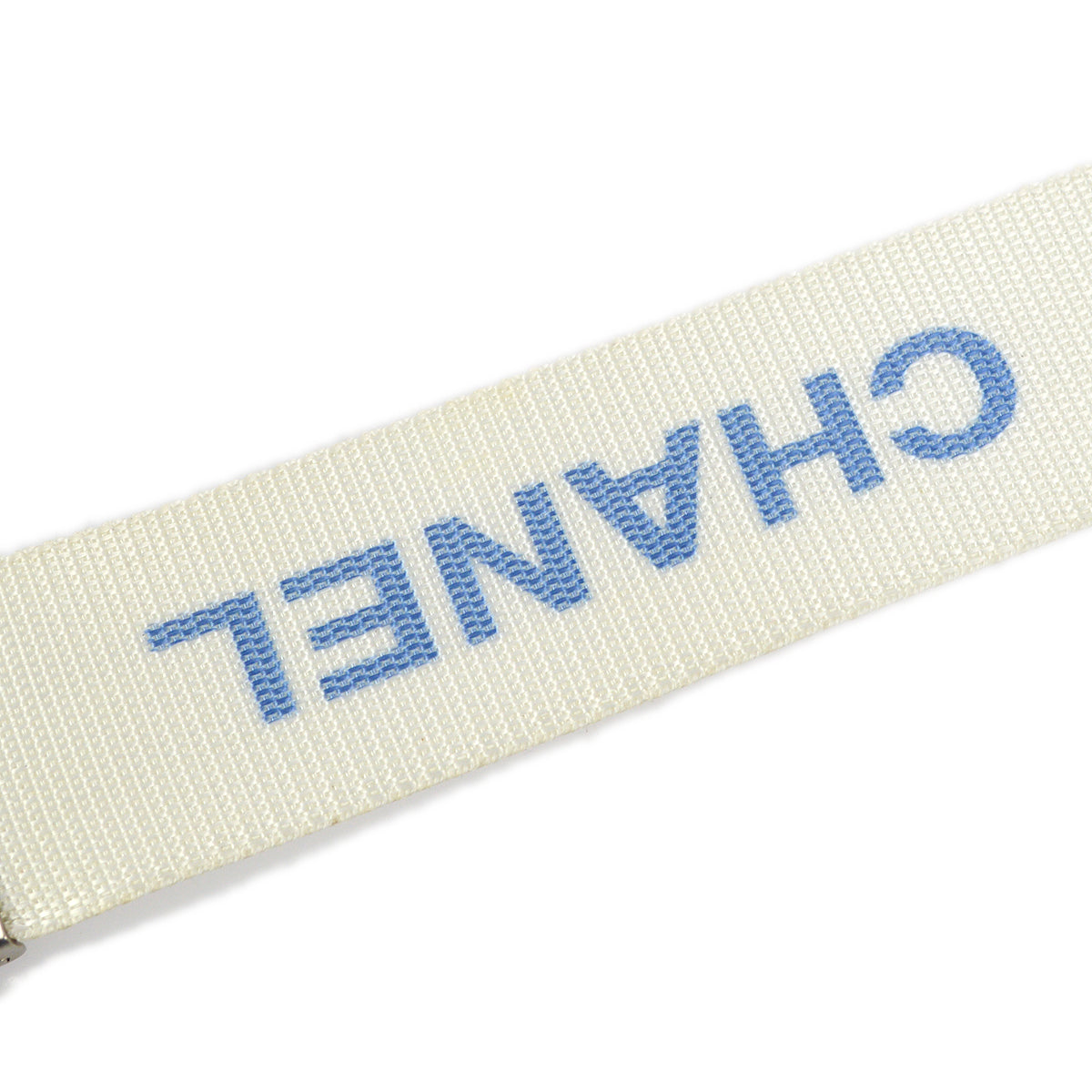 Chanel White GI Belt 99S Small Good