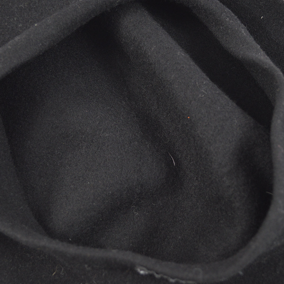 Chanel Oversize Black Hat Beret Small Good