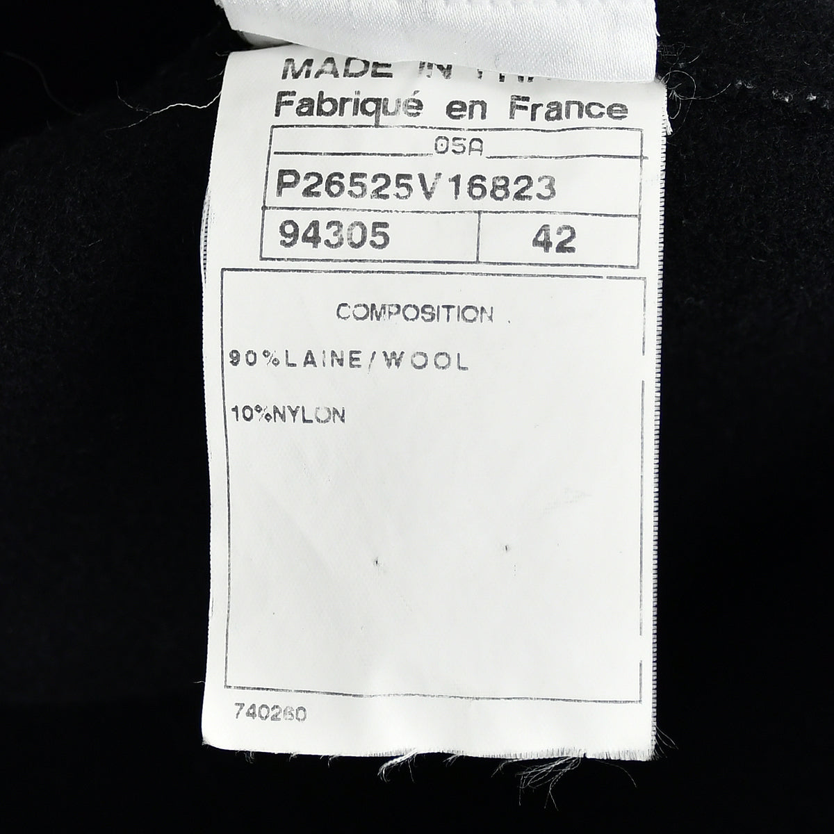 Chanel Sport Line Coat Black 05A #42