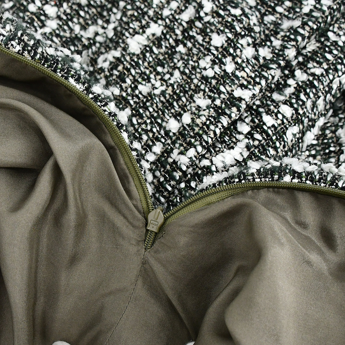 Chanel Setup Suit Jacket Dress Green 04A #36