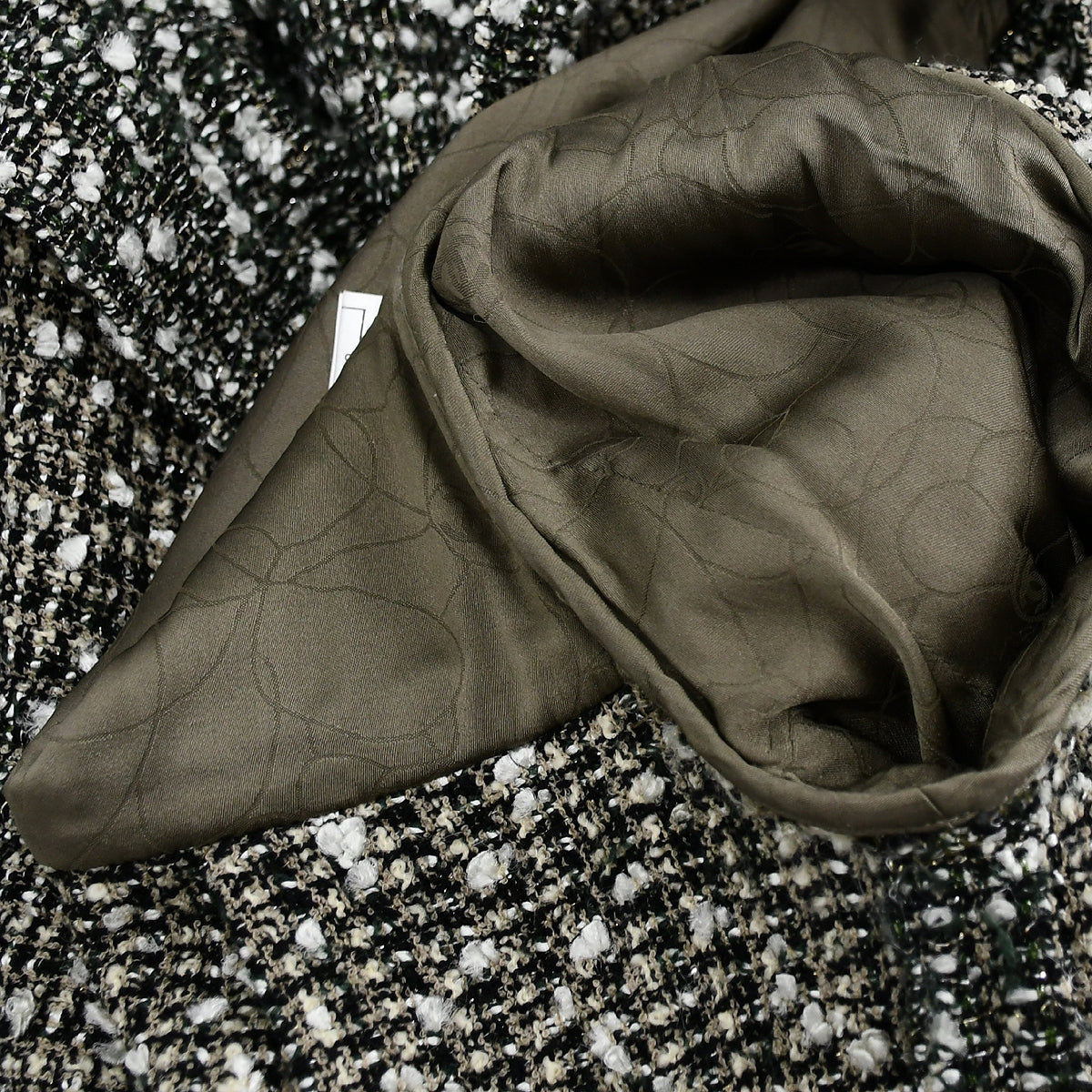 Chanel Setup Suit Jacket Dress Green 04A #36