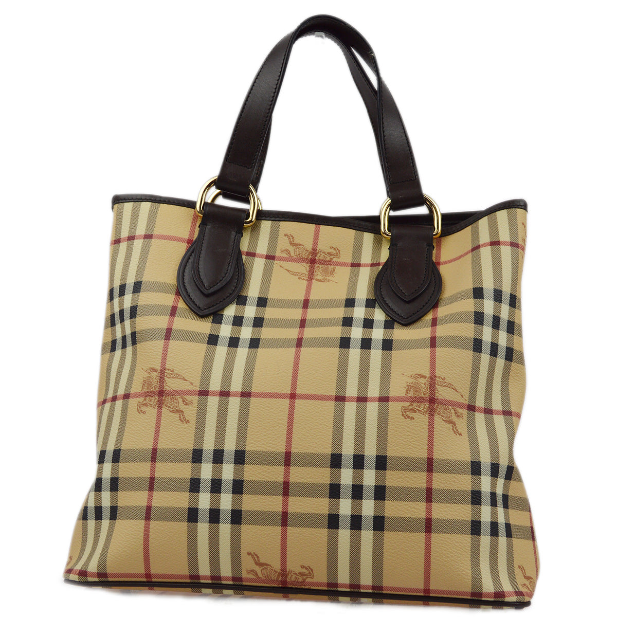 Burberry Beige House Check Tote HandBag 172436