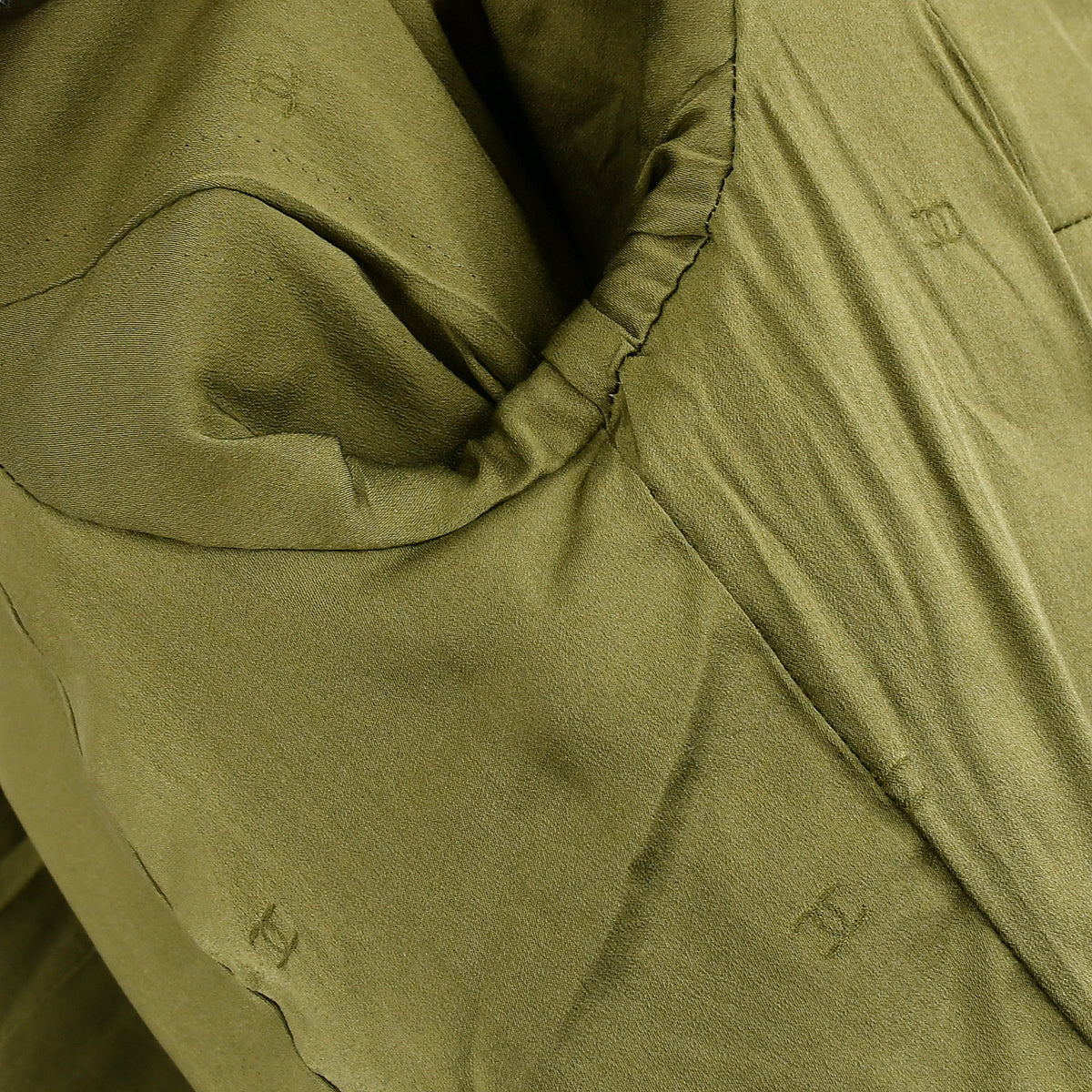 Chanel Single Breasted Jacket Khaki 96A #40