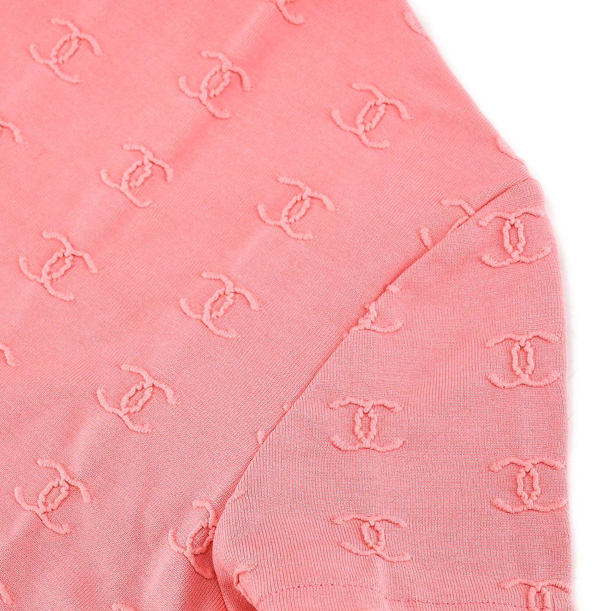 Chanel Cropped T-shirt Pink 97P #40