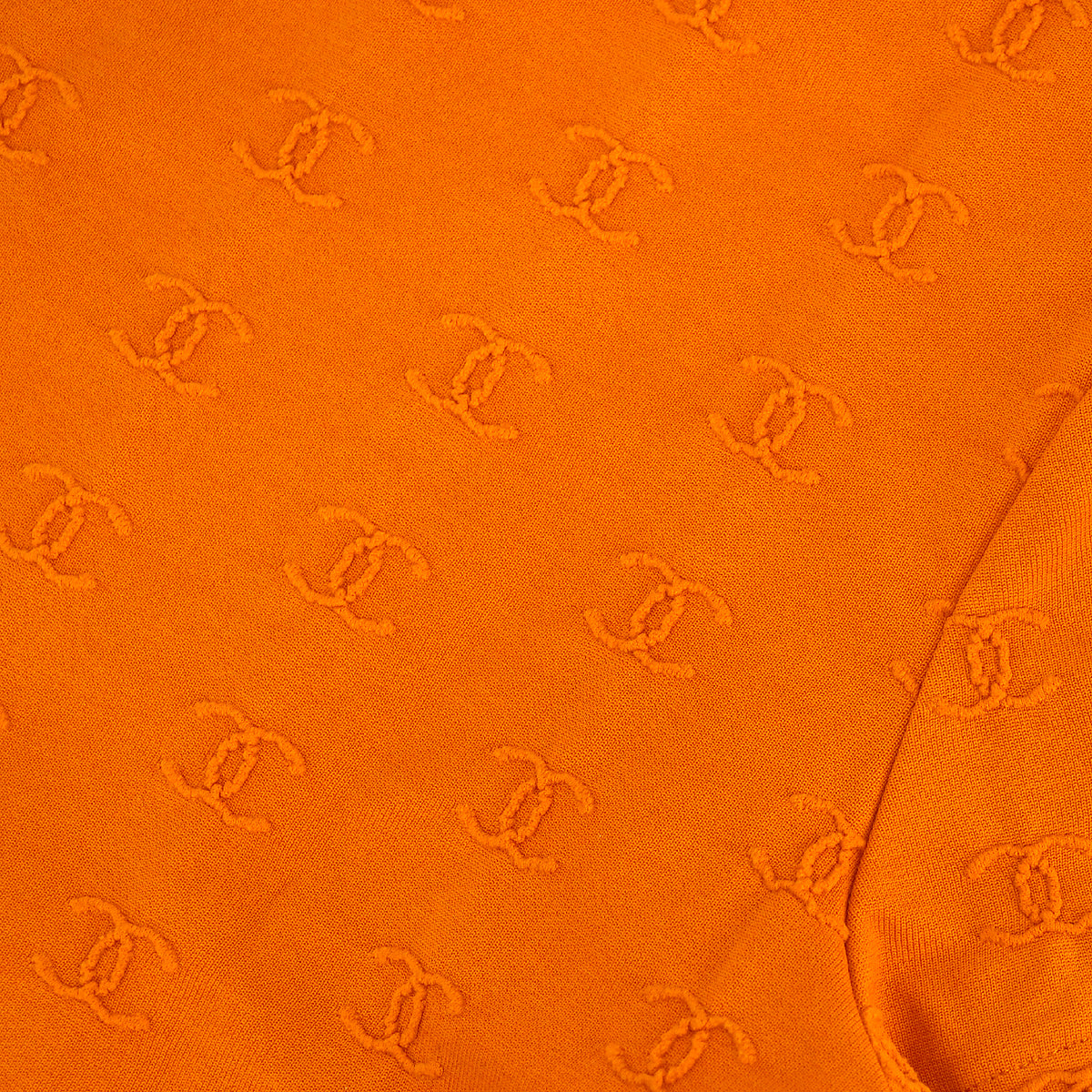Chanel Cropped T-shirt Orange