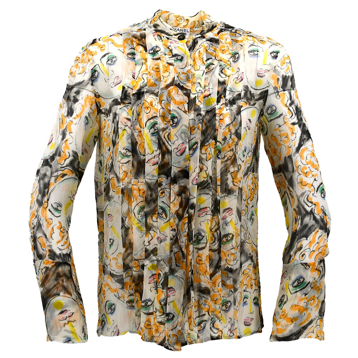 Chanel Blouse Shirt Multicolor