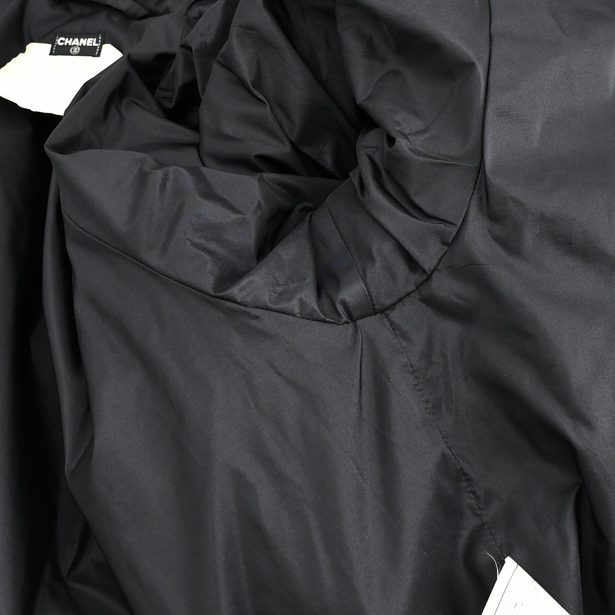 Chanel Zip Up Jacket Black #40