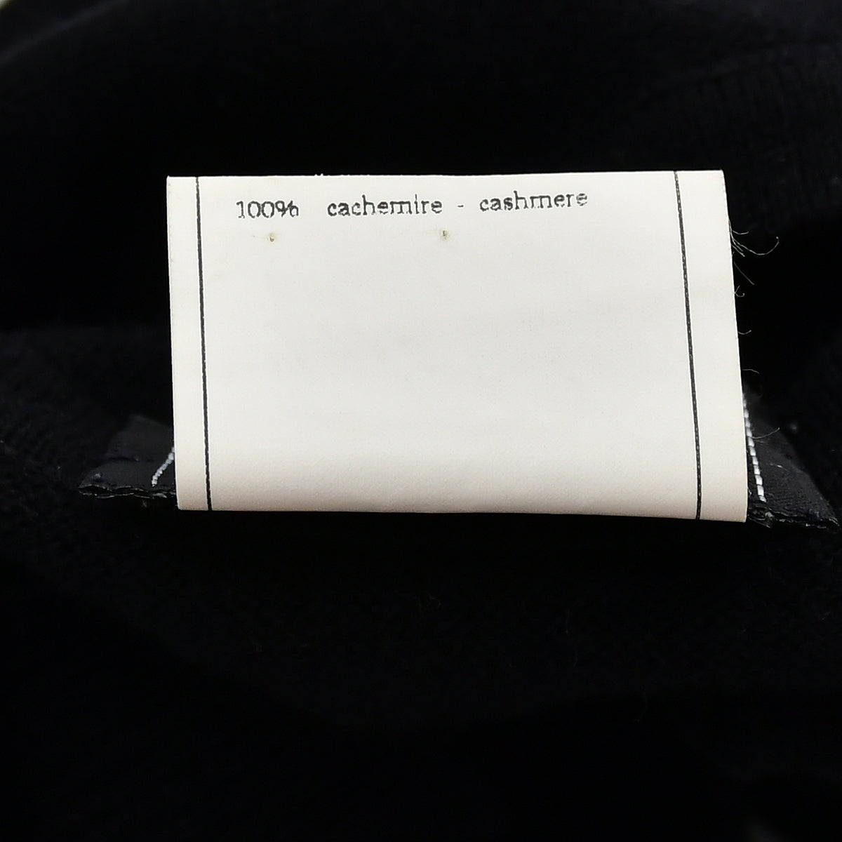 Chanel Sweater Black 95A #42