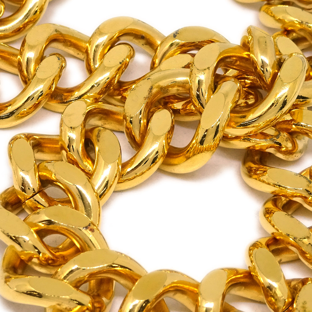 Chanel Medallion Chain Belt Gold Small Good