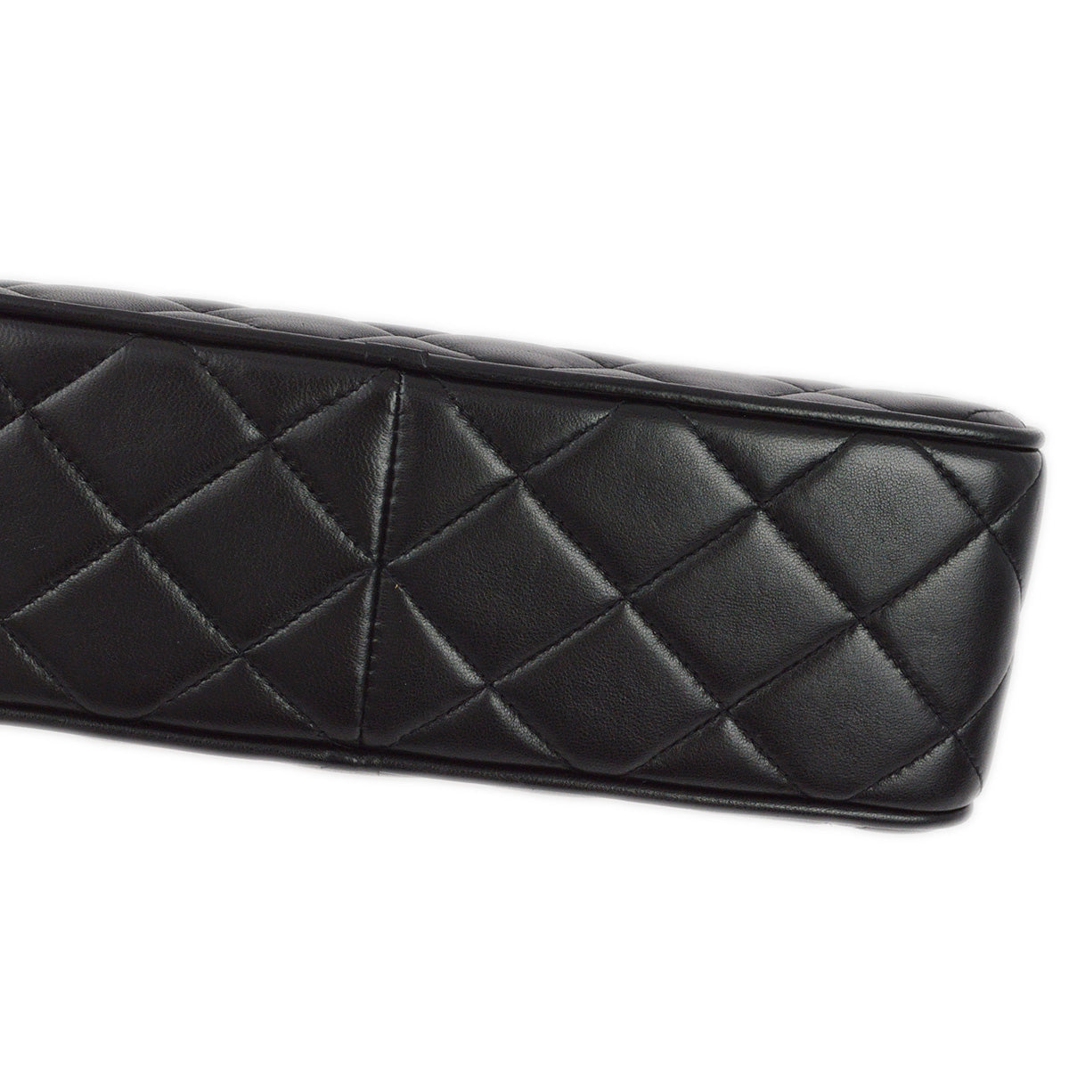 Chanel 1991-1994 Black Lambskin Camera Bag Small