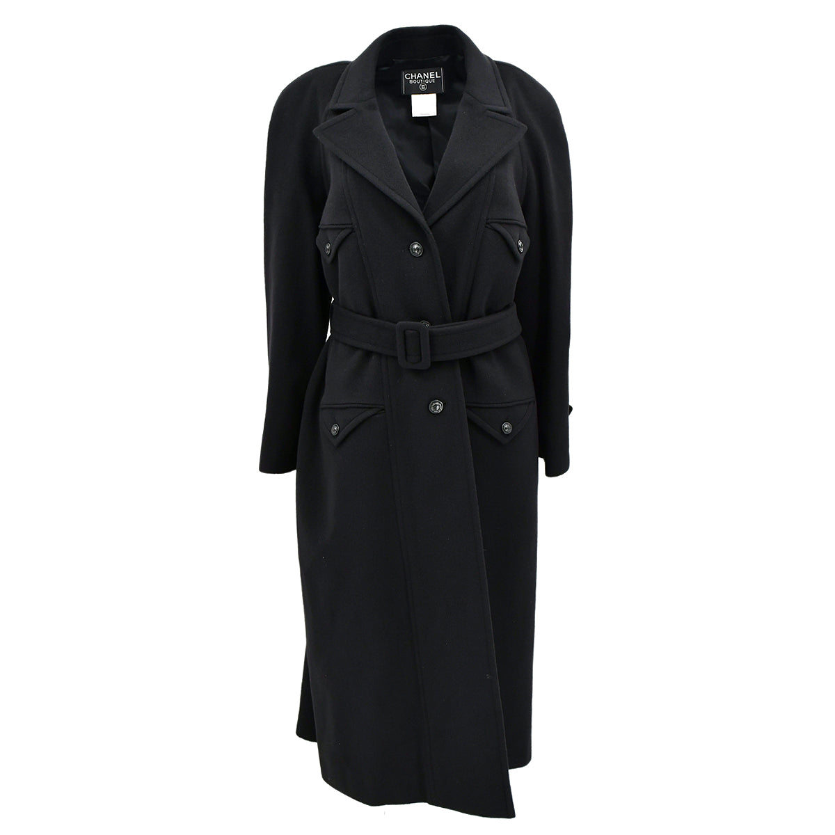 Chanel Coat Black 97A #38