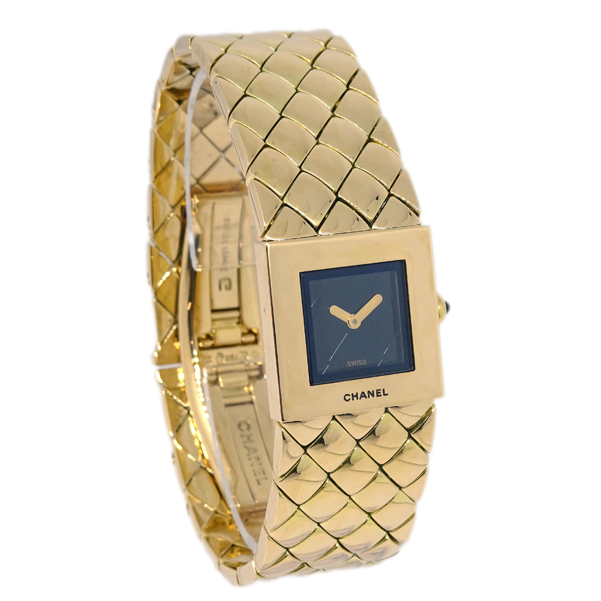 Chanel Matelasse Watch 18KYG