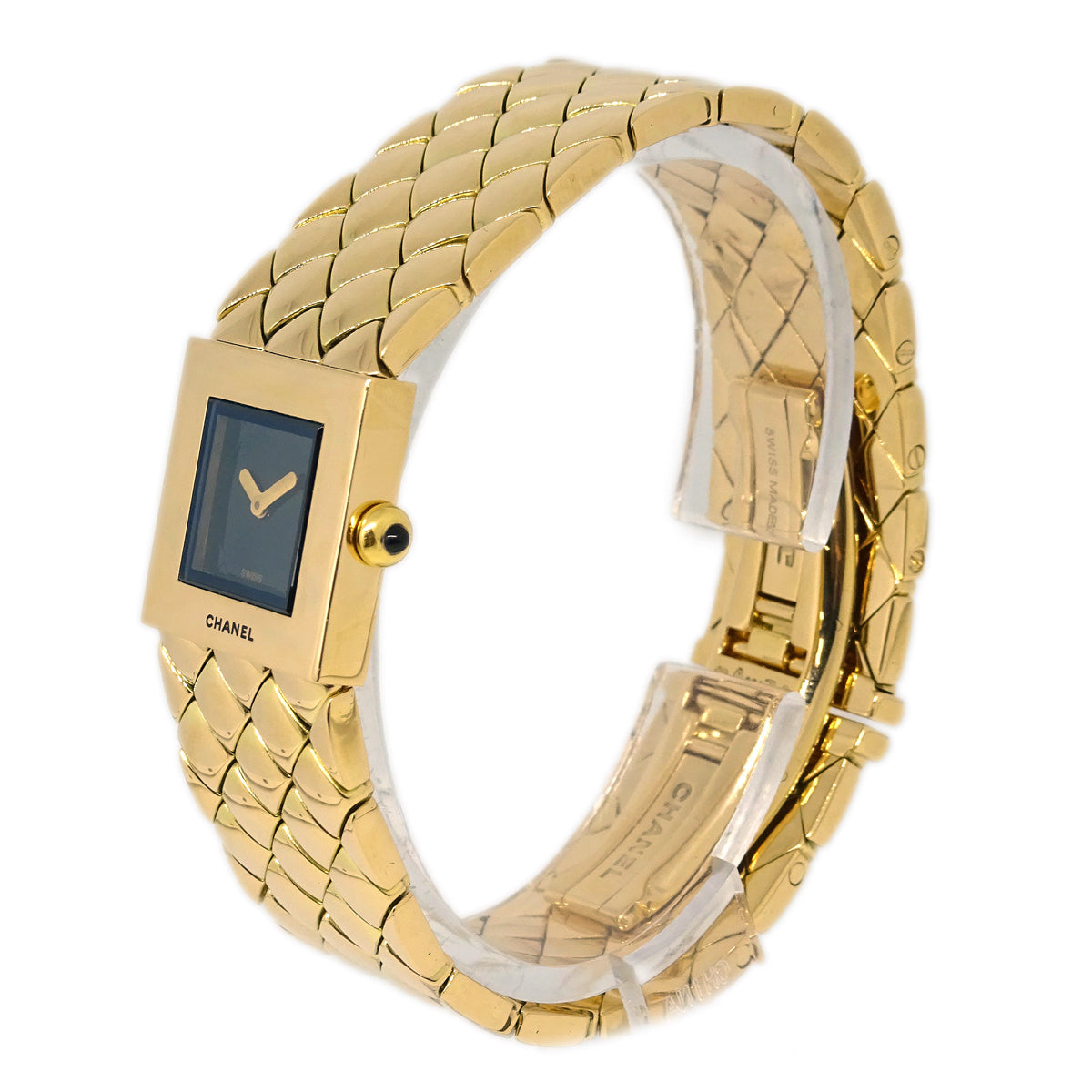 Chanel Matelasse Watch 18KYG