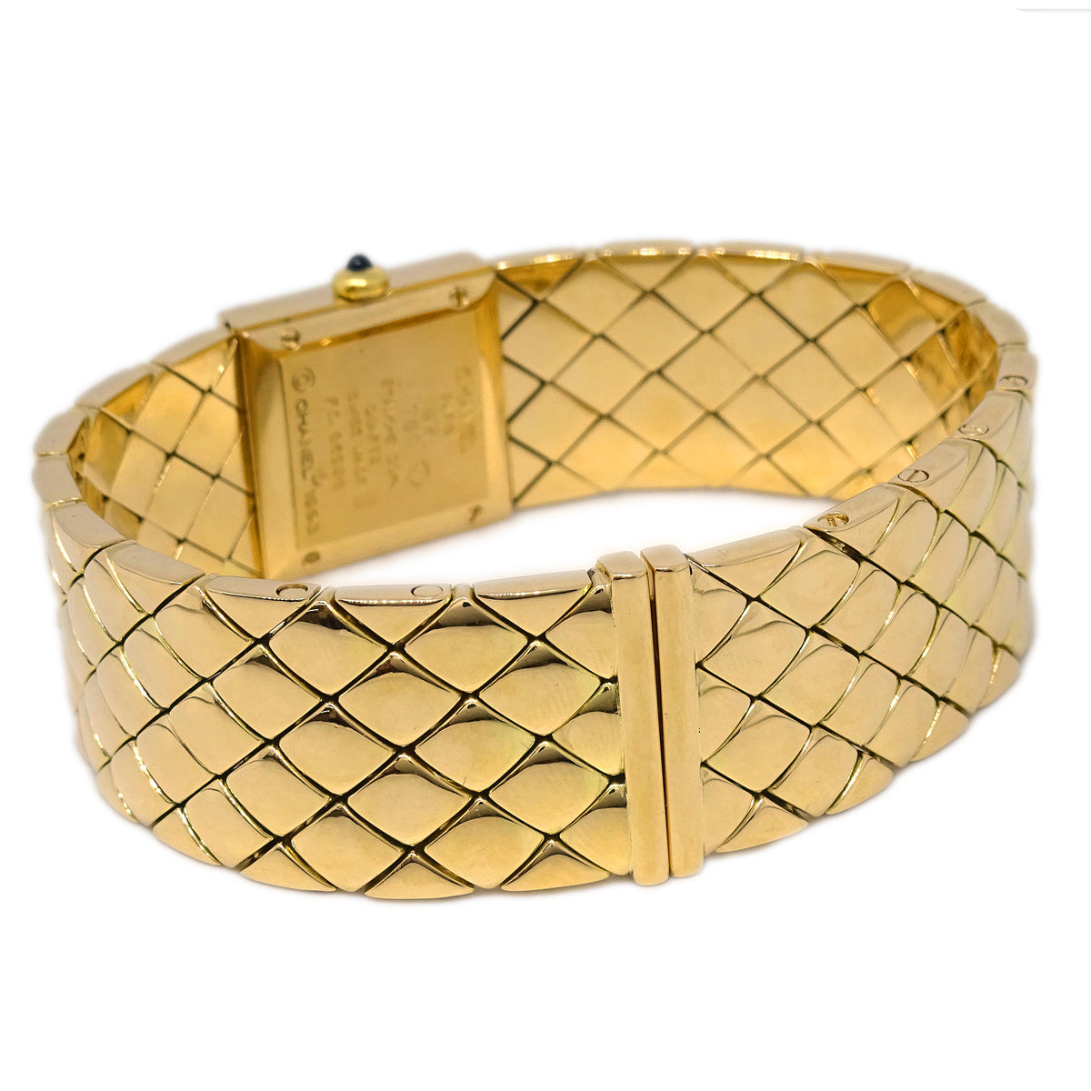 Chanel Matelasse Watch 18KYG