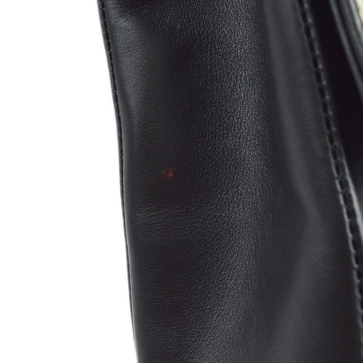 Chanel 2004-2005 Black Calfskin Wild Stitch Handbag