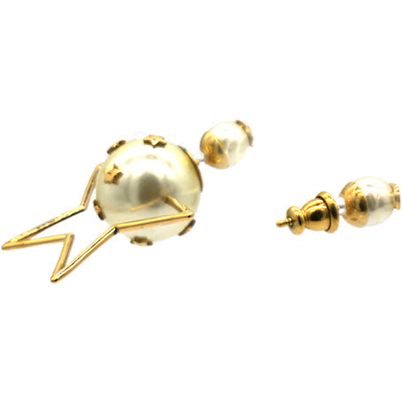 Dior Pearl Star Tribales Earrings
