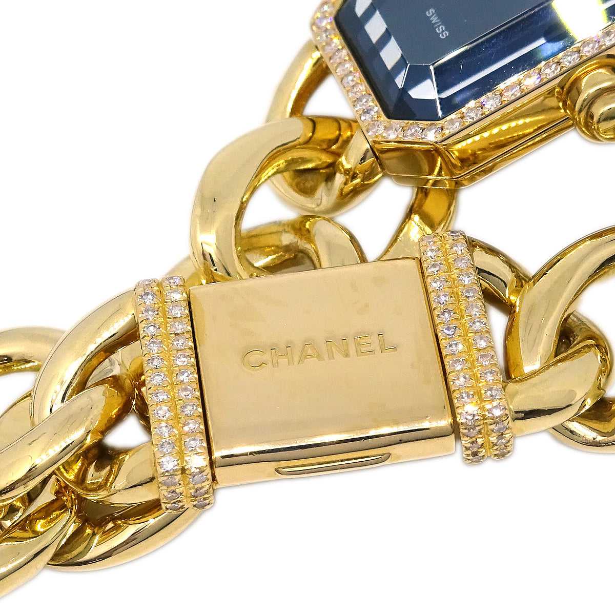 Chanel Premiere Watch 18KYG Diamond #XL