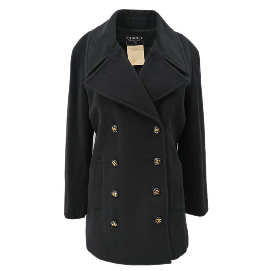 Chanel Coat Black 93A #34