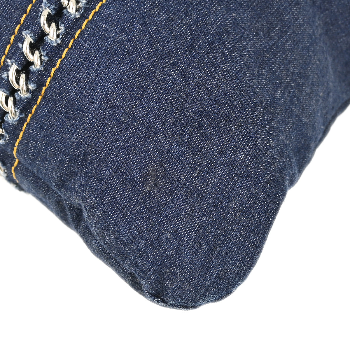 Chanel 2005-2006 Blue Denim Luxury Line Tote Handbag