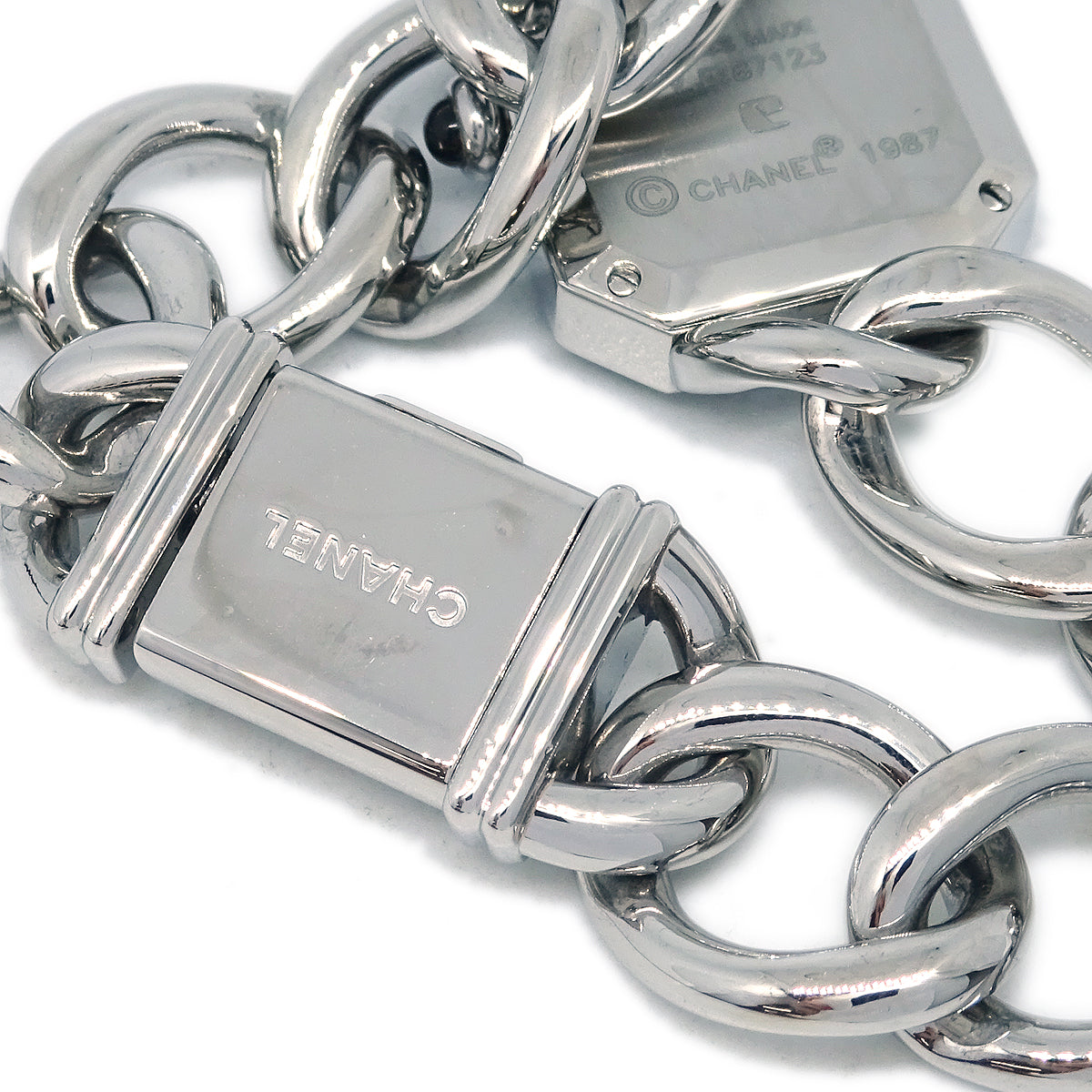 Chanel Premiere Quartz Watch Silver SS #L