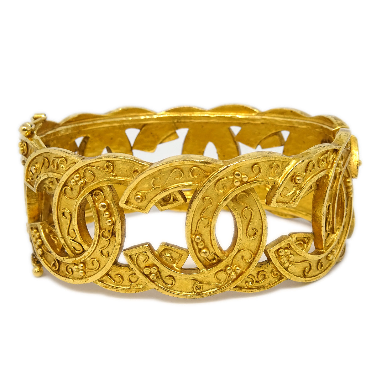 Chanel Bracelet Bangle Gold 96A