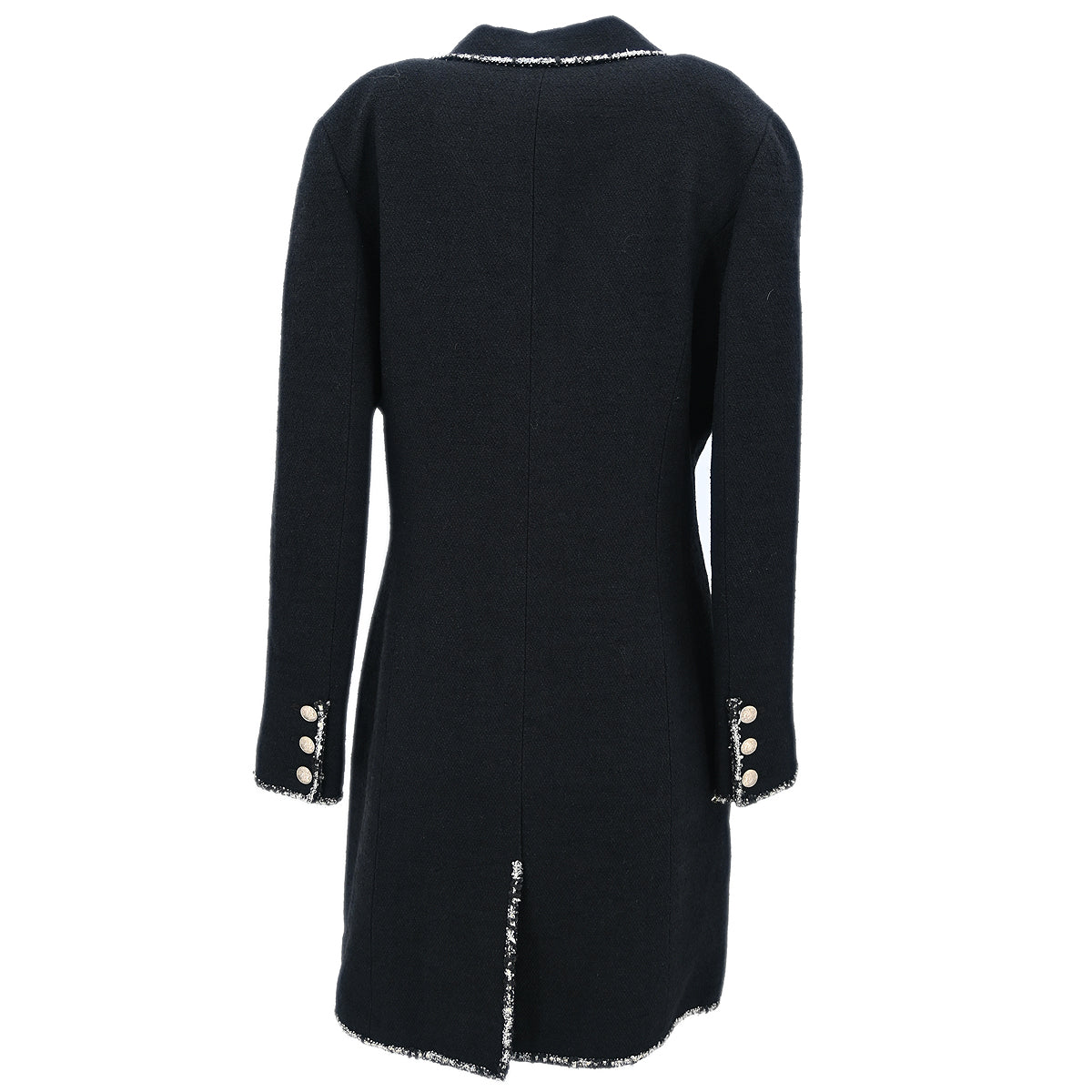 Chanel 2005 Emblem Double Breasted Jacket Black #38