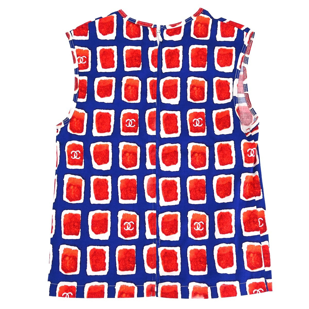 Chanel 2001 Sleeveless Top Red #38