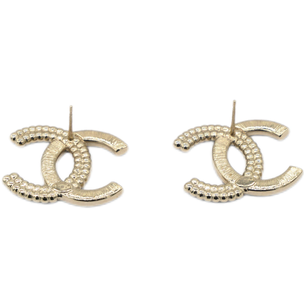 Chanel Pearl & Crystal CC Logo Earring