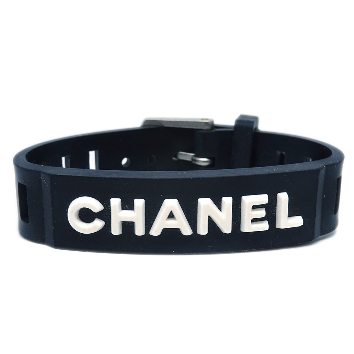 Chanel Bracelet Rubber Black 99P