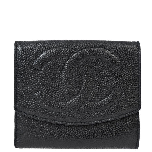 Chanel Black Caviar Bifold Wallet