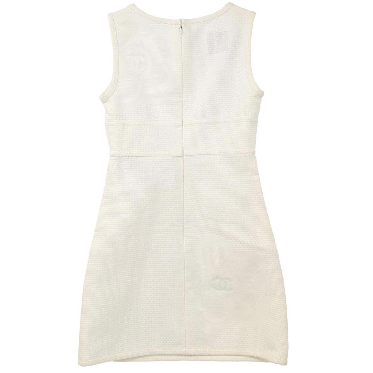 Chanel 2009 Sport Line Sleeveless Dress White #34