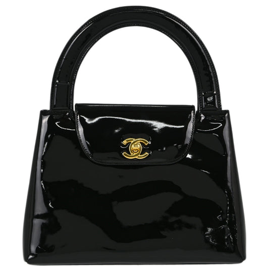 Chanel * 1997-1999 Black Patent Leather Handbag