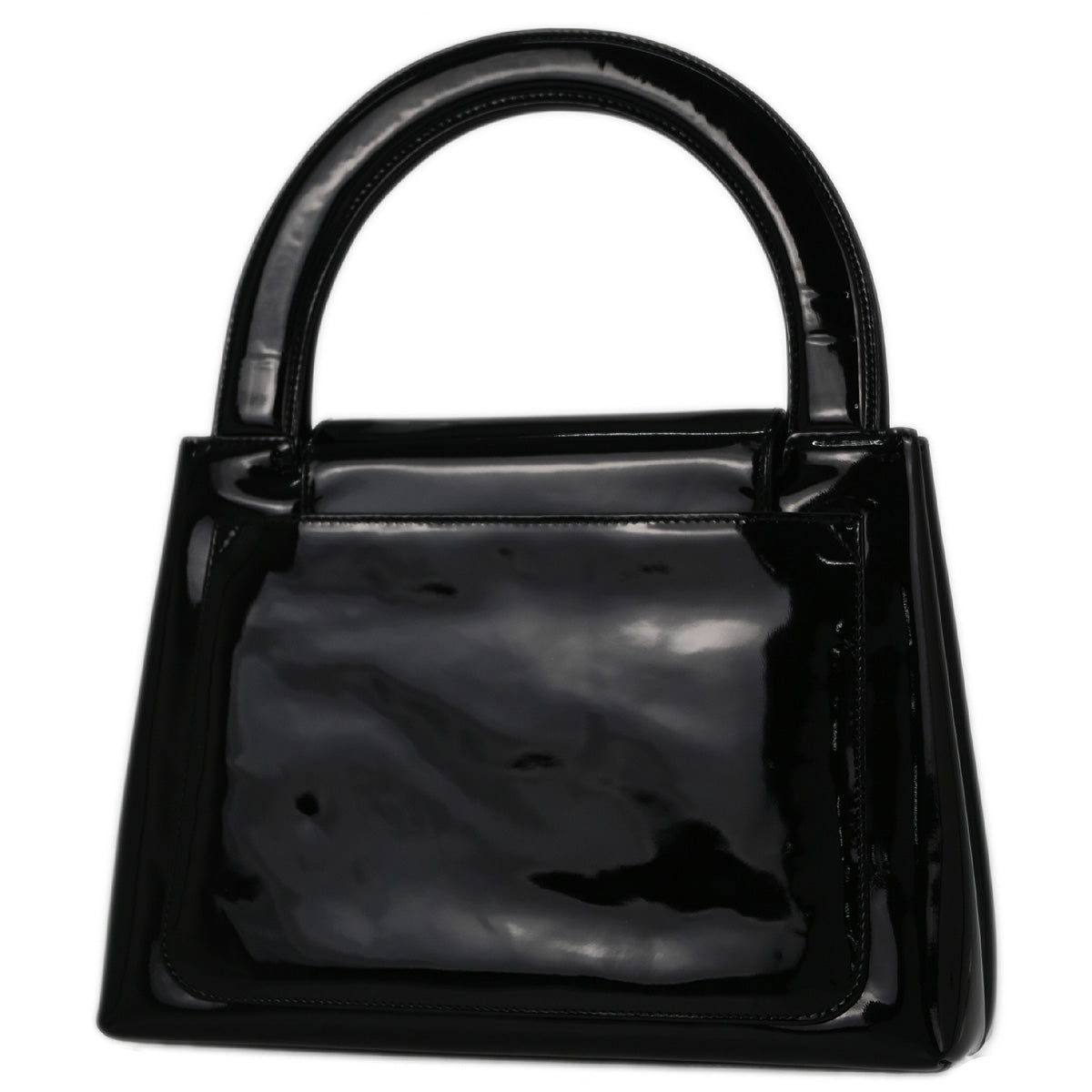 Chanel * 1997-1999 Black Patent Leather Handbag