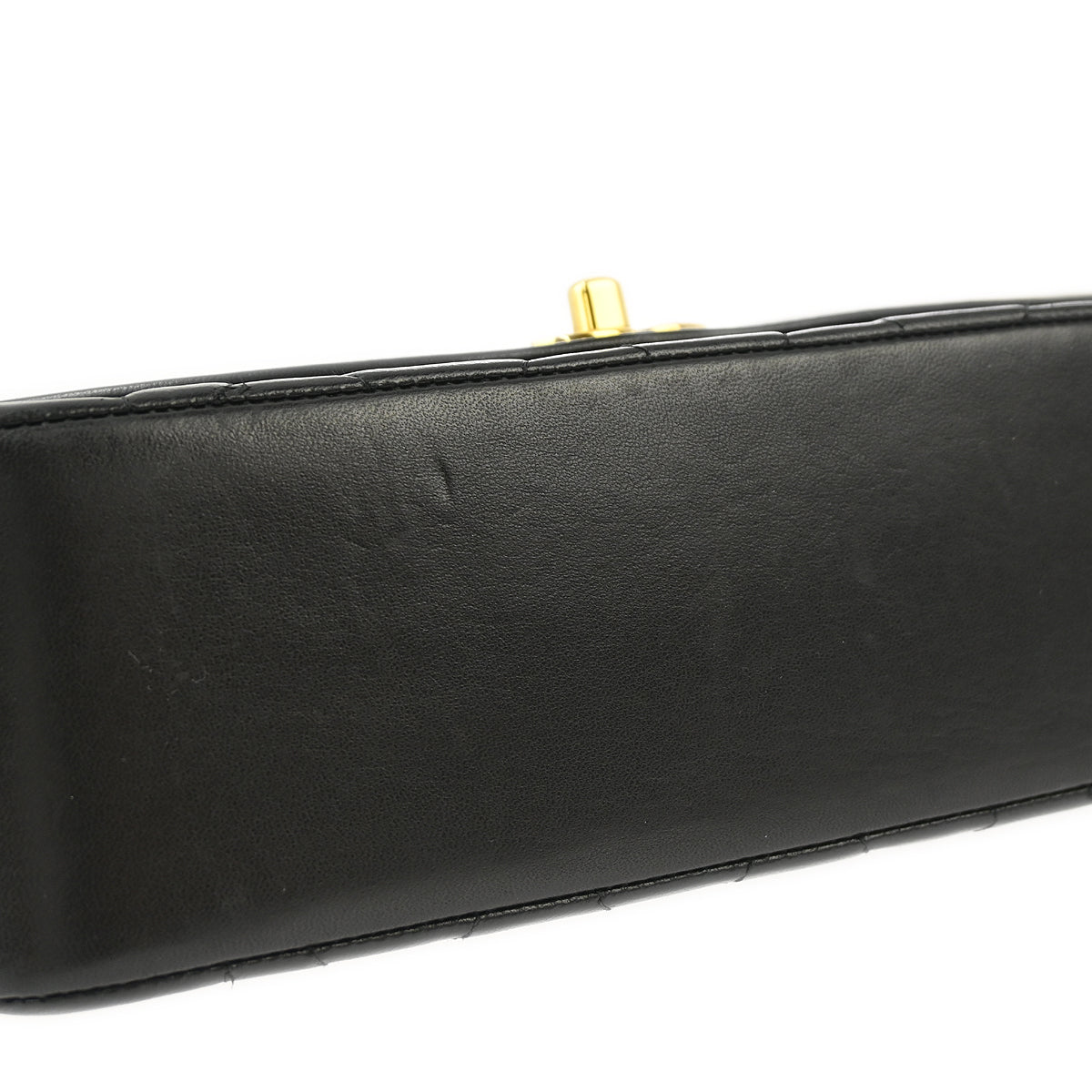 Chanel 1994-1996 Black Lambskin Small Diana Shoulder Bag