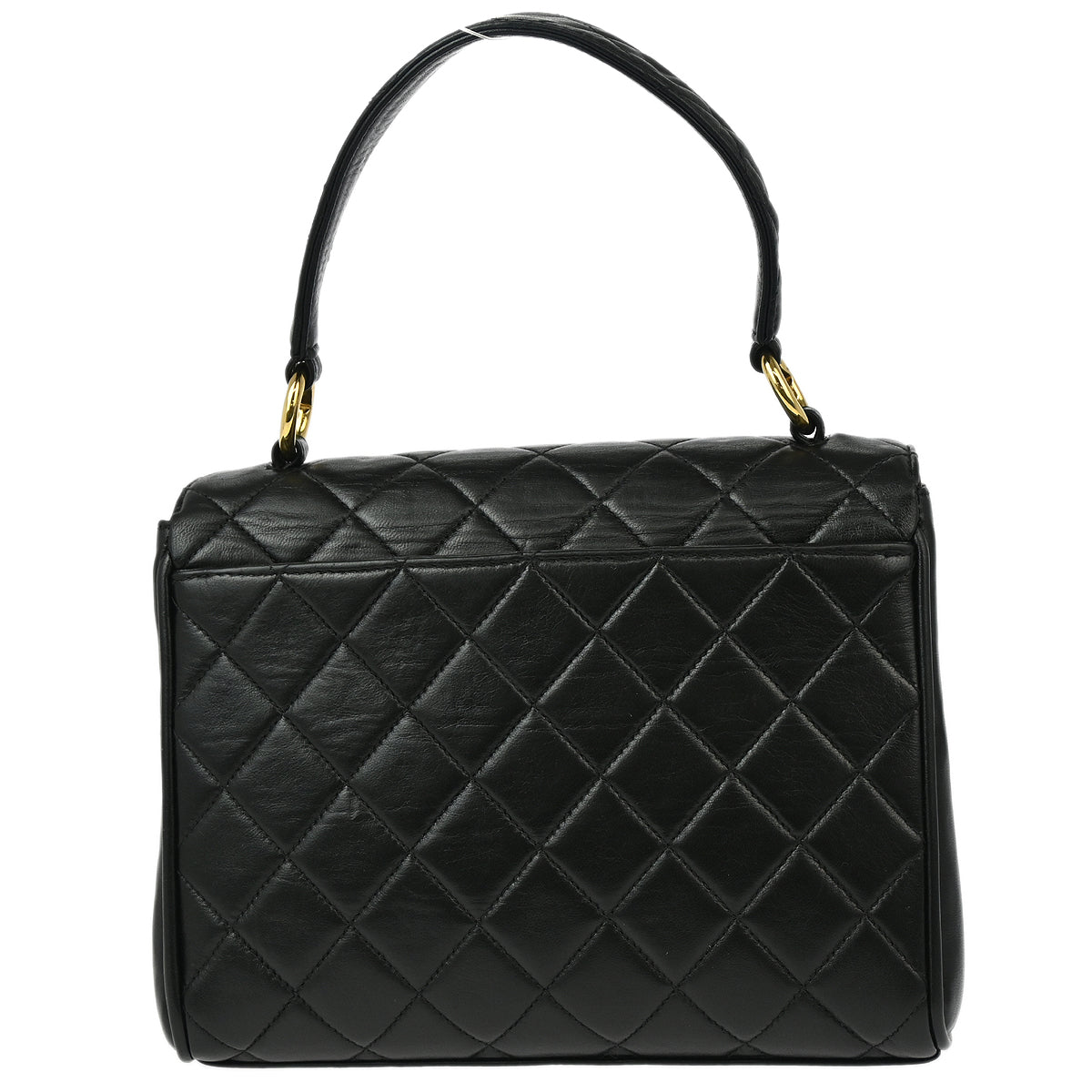 Chanel 1996-1997 Black Lambskin Handbag