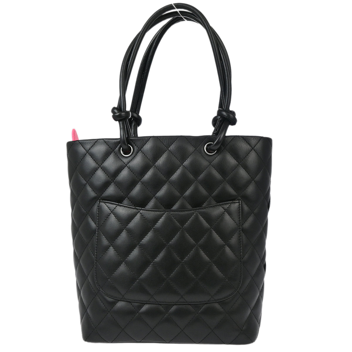 Chanel 2006-2008 Black Calfskin Cambon Ligne Tote Handbag