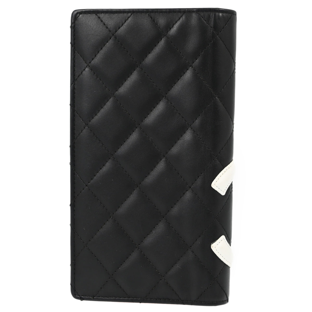 Chanel Black Calfskin Cambon Ligne Long Wallet