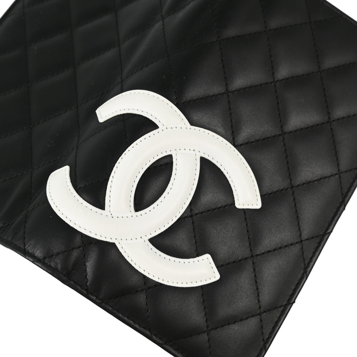 Chanel Black Calfskin Cambon Ligne Long Wallet