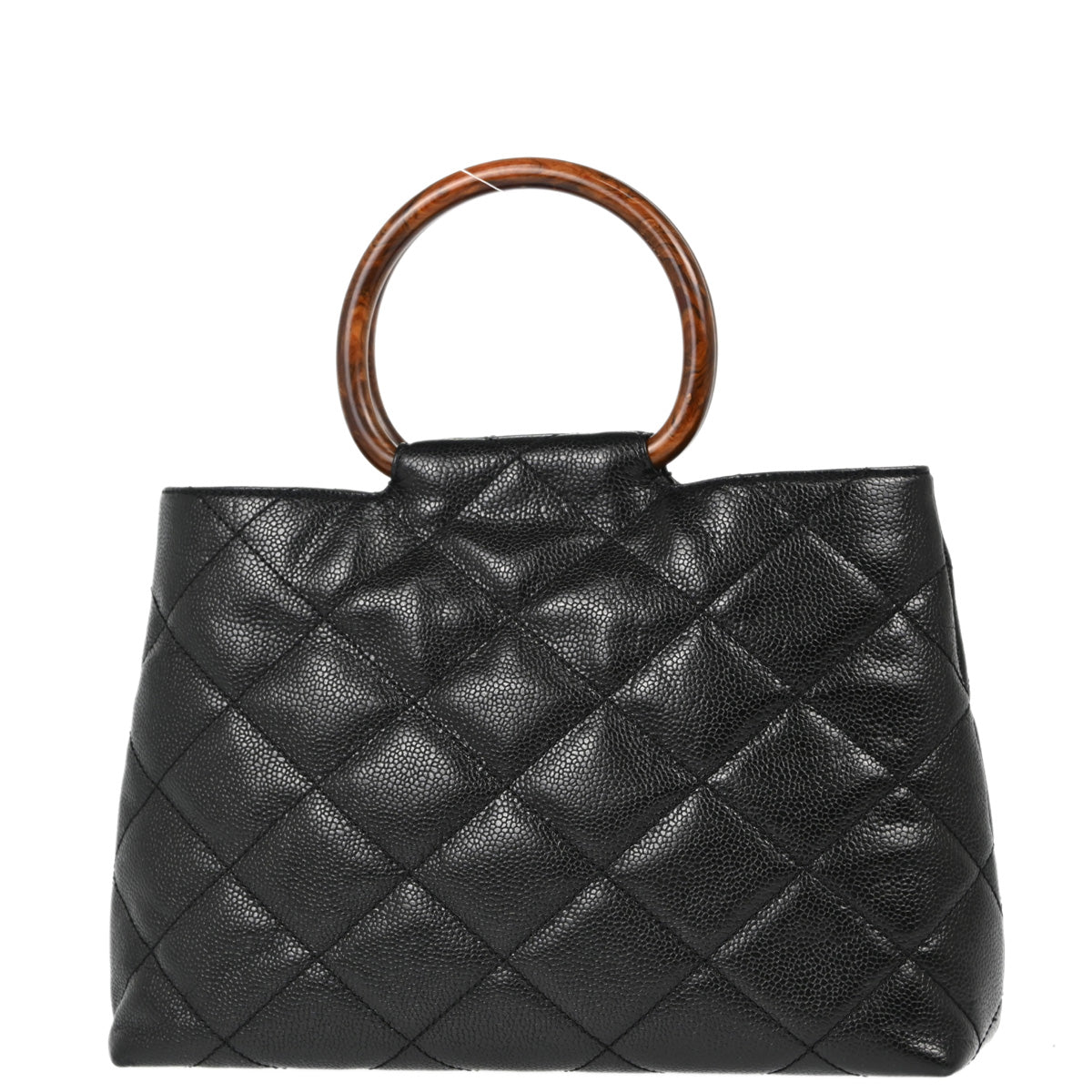 Chanel Black Caviar Tote Handbag
