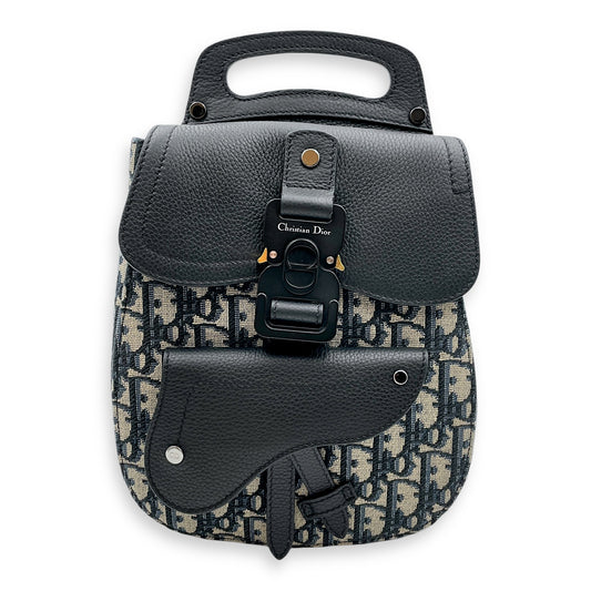 Gallop Multi-colour Crossbody Bag in Jacquard/Calfskin, Mixed hardware