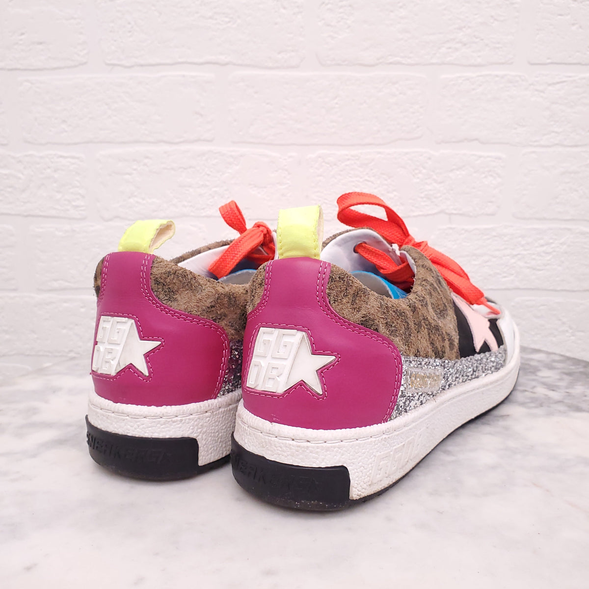 GOLDEN GOOSE MULTICOLOUR ‘YEAHS’ SNEAKERS - SIZE 39
