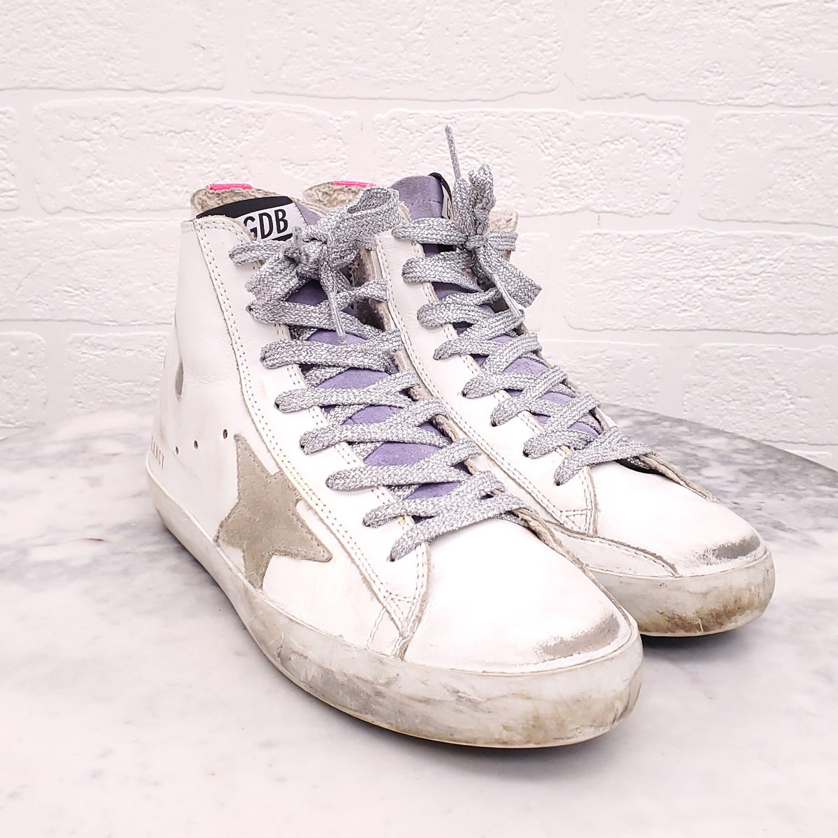 GOLDEN GOOSE MULTICOLOUR 'FRANCY' SNEAKERS - SIZE 36