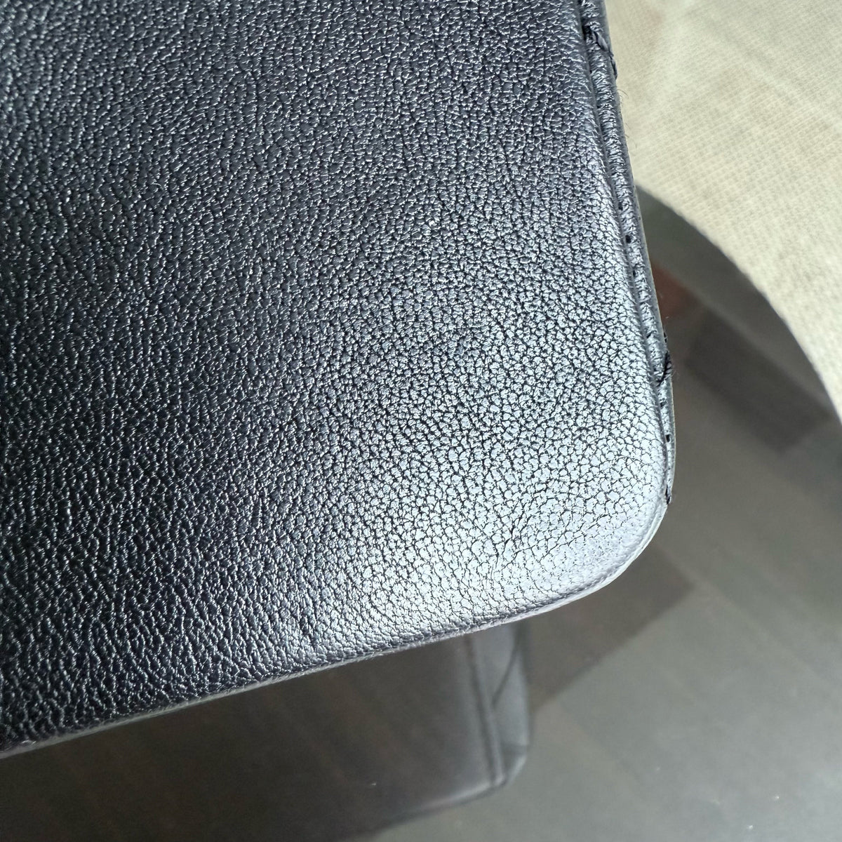 Chanel Seasonal Flap Mademoiselle - 28CM Quilted Lambskin Black Gold Hardware Series 23