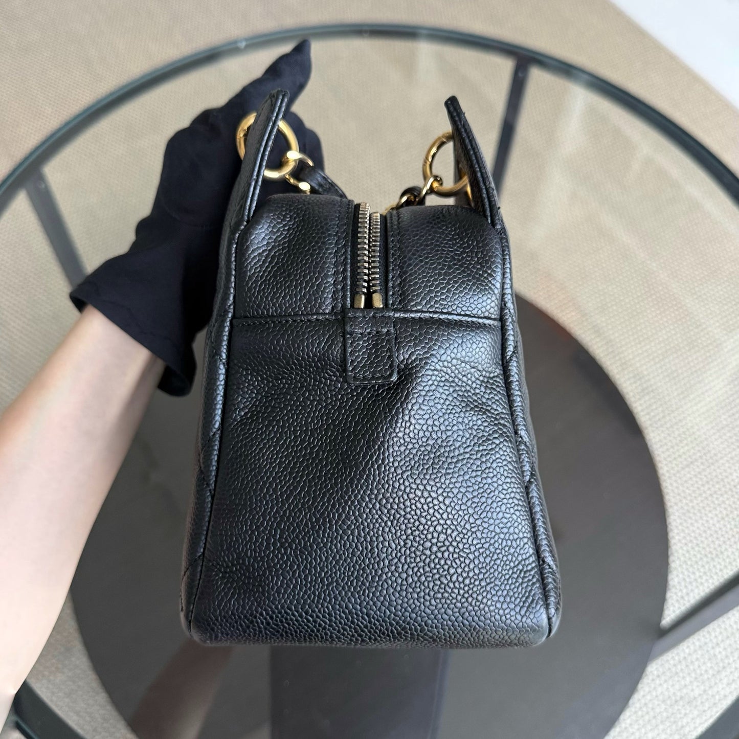 Chanel Petite Timeless Tote - Caviar Quilted Grained Calfskin Series 13