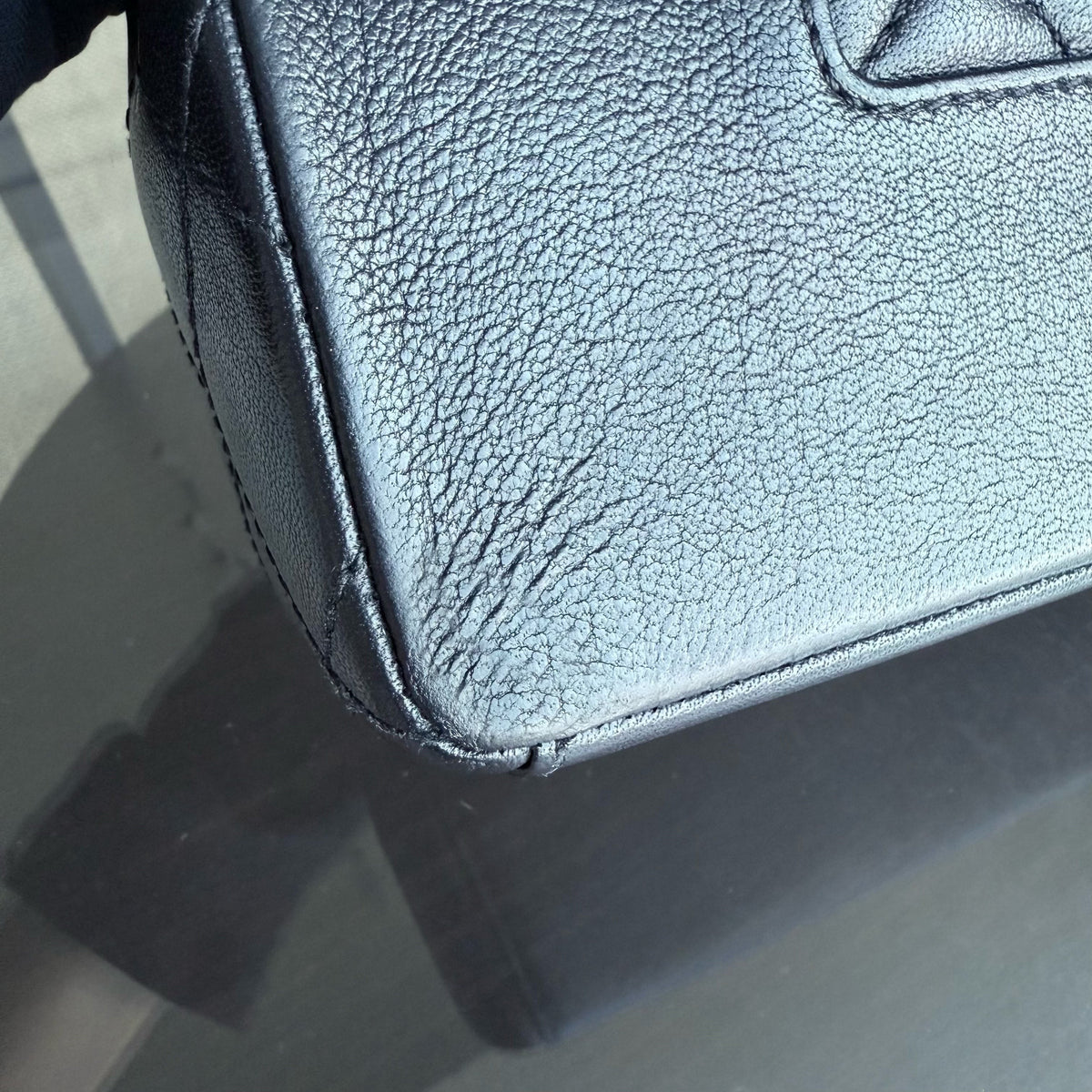 Chanel Seasonal Flap Mademoiselle  - Quilted Calfskin Black Gold Hardware Series 23