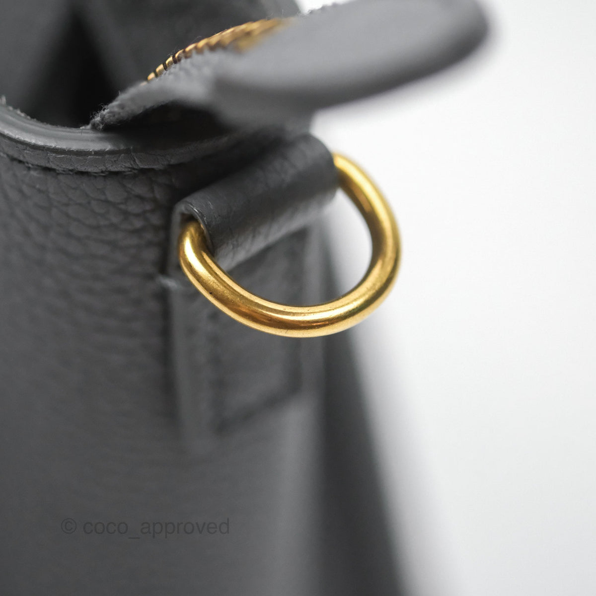 Celine Nano Luggage Bag Grey Drummed Calfskin