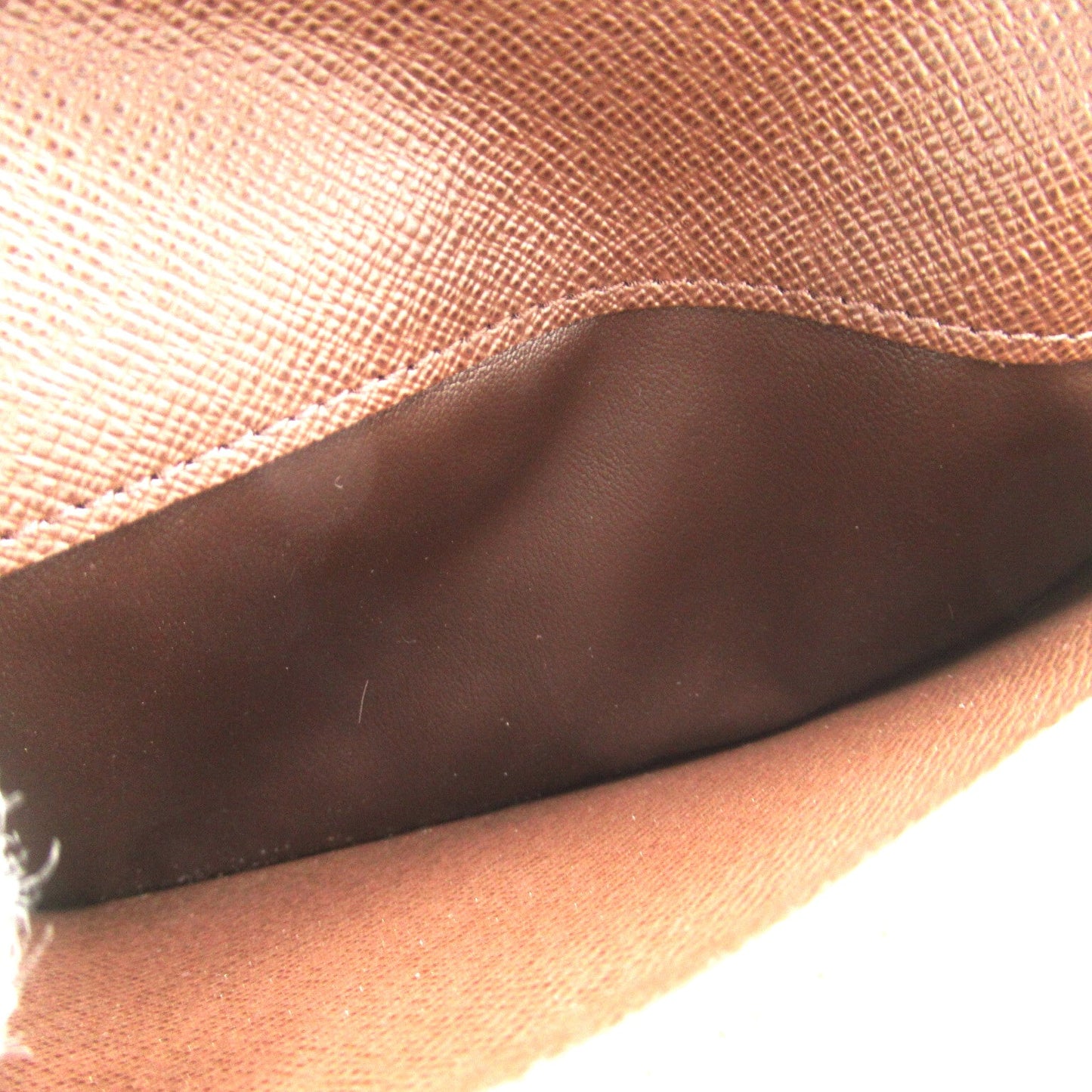 Louis Vuitton Portefolio Ansorite Round Long Wallet Wallet PVC Coated Canvas Damiens  Brown N63071