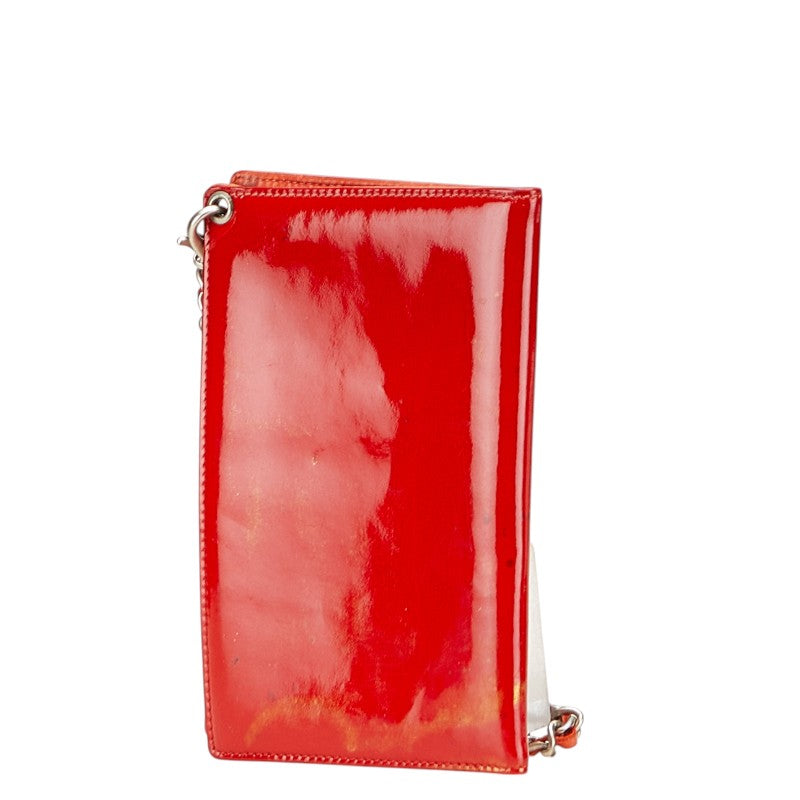 Chanel Coco Mark Patent Leather Card Case
