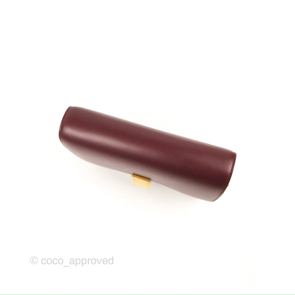 Celine Medium Classic Box Flap Burgundy Calfskin