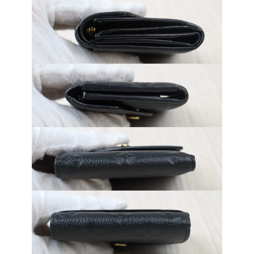 Rank AB ｜ LV Monogram Calf Skin Black Wallet  ｜24080507